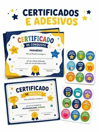 Bônus 4: Certificados e Adesivos